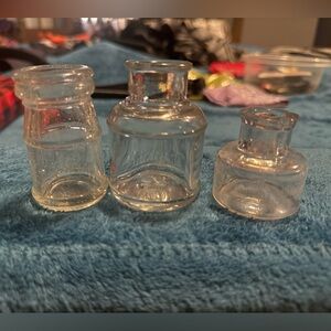 Elegant Clear Glass Vase Set